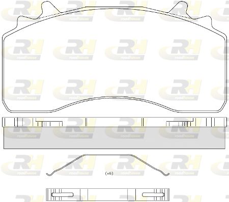 ROADHOUSE Piduriklotsi komplekt,ketaspidur JSX 21526.00