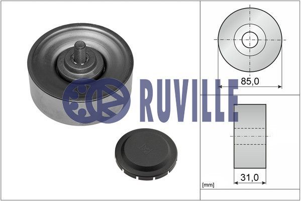 RUVILLE Паразитный / ведущий ролик, поликлиновой ремень 55087