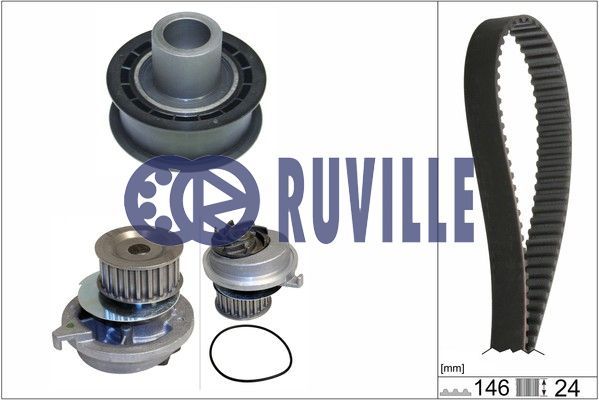 RUVILLE Veepump + hammasrihmakomplekt 55301701