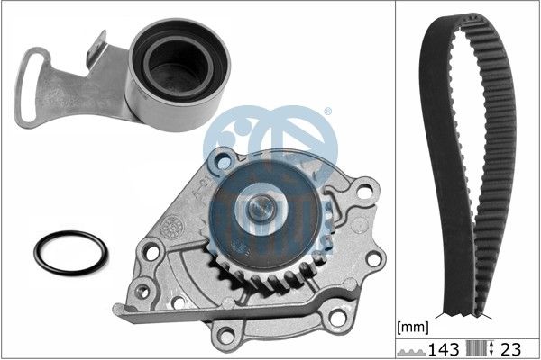 RUVILLE Veepump + hammasrihmakomplekt 56104701