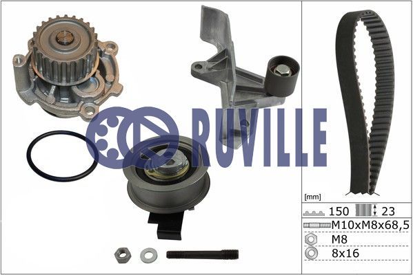 RUVILLE Veepump + hammasrihmakomplekt 56364712