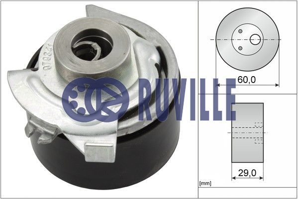 RUVILLE Натяжной ролик, ремень ГРМ 57048