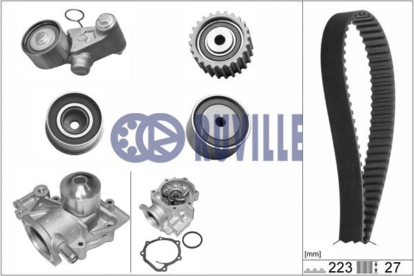 RUVILLE Veepump + hammasrihmakomplekt 58107711