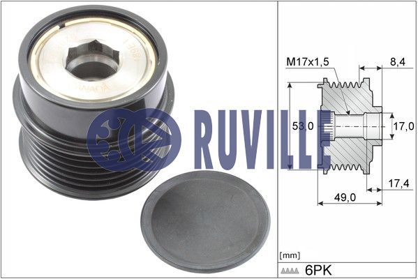 RUVILLE Механизм свободного хода генератора 58629