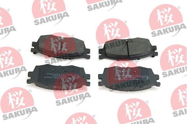 SAKURA Комплект тормозных колодок, дисковый тормоз 600-05-4603