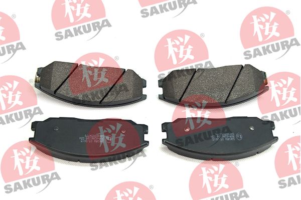 SAKURA Комплект тормозных колодок, дисковый тормоз 600-05-4770