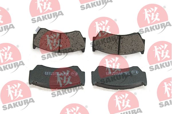 SAKURA Piduriklotsi komplekt,ketaspidur 600-10-4185