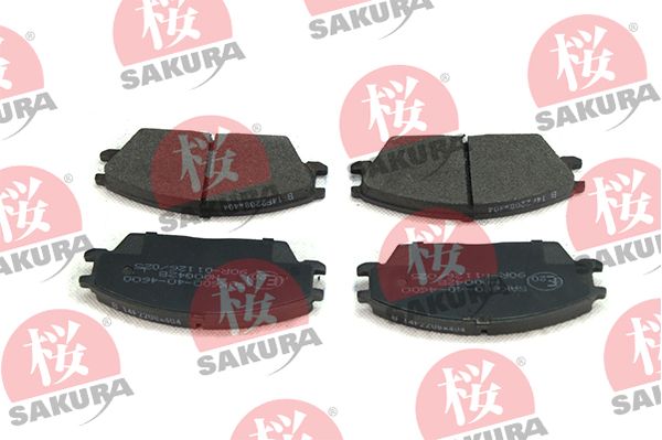 SAKURA Piduriklotsi komplekt,ketaspidur 600-40-4600