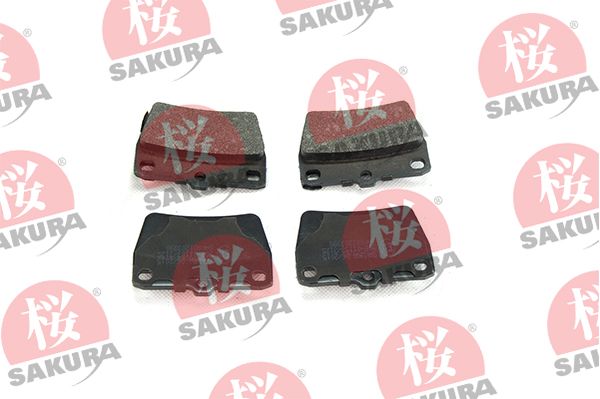 SAKURA Комплект тормозных колодок, дисковый тормоз 601-20-3990