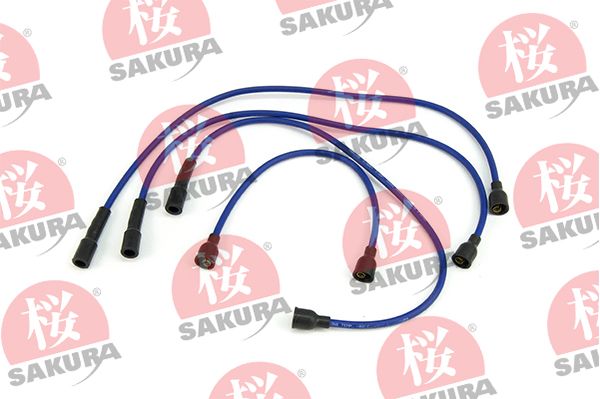 SAKURA Комплект проводов зажигания 912-80-7080 SW
