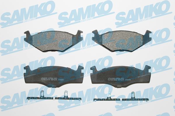 SAMKO Комплект тормозных колодок, дисковый тормоз 5SP225