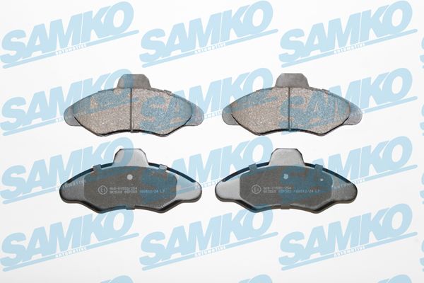 SAMKO Комплект тормозных колодок, дисковый тормоз 5SP383