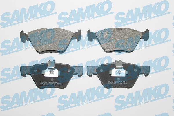 SAMKO Комплект тормозных колодок, дисковый тормоз 5SP406