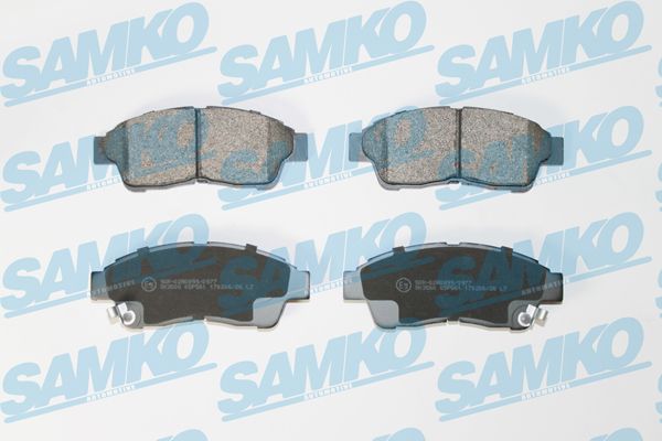 SAMKO Комплект тормозных колодок, дисковый тормоз 5SP561