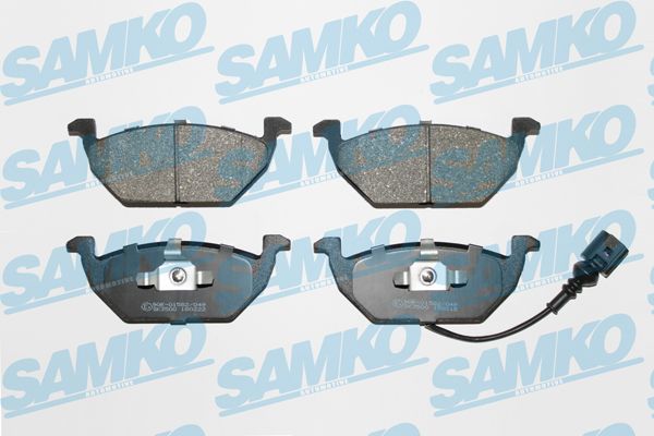 SAMKO Комплект тормозных колодок, дисковый тормоз 5SP692