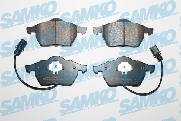 SAMKO Комплект тормозных колодок, дисковый тормоз 5SP790