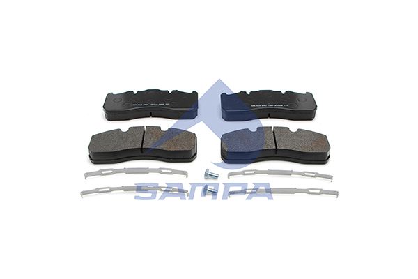 SAMPA Комплект тормозных колодок, дисковый тормоз 096.619