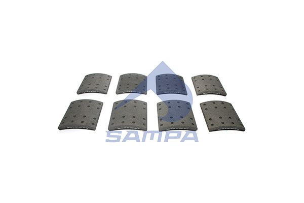 SAMPA Комплект тормозных башмаков, барабанные тормоза 096.724