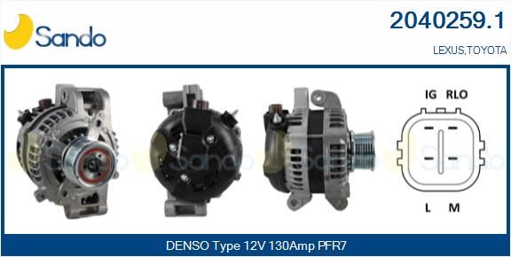 SANDO Generaator 2040259.1