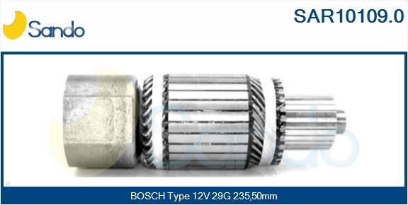 SANDO Якорь, стартер SAR10109.0