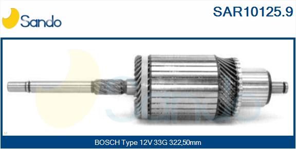 SANDO Якорь, стартер SAR10125.9