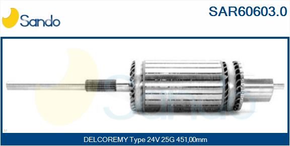 SANDO Якорь, стартер SAR60603.0