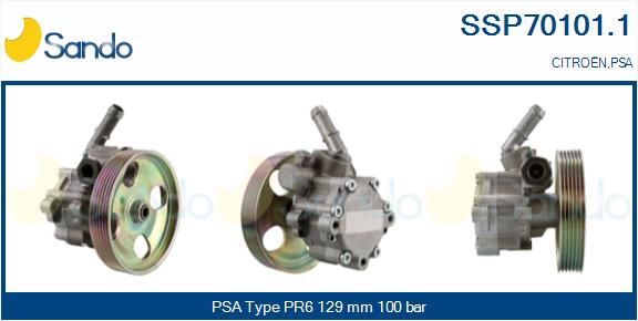 SANDO Гидравлический насос, рулевое управление SSP70101.1