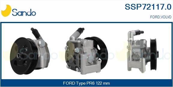 SANDO Гидравлический насос, рулевое управление SSP72117.0