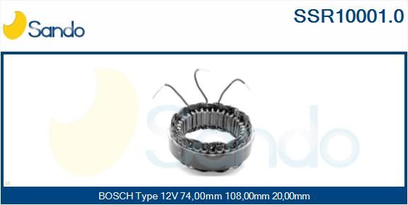 SANDO Статор, генератор SSR10001.0