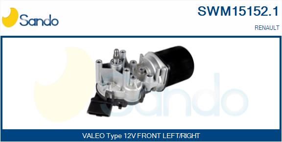 SANDO Двигатель стеклоочистителя SWM15152.1
