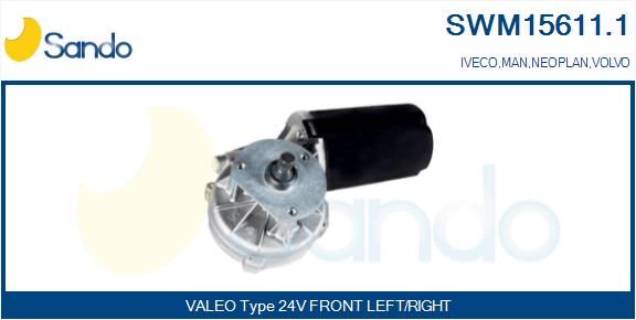 SANDO Двигатель стеклоочистителя SWM15611.1