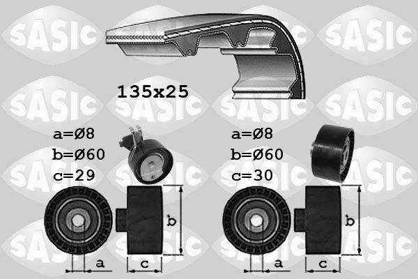 SASIC Комплект ремня ГРМ 1750033