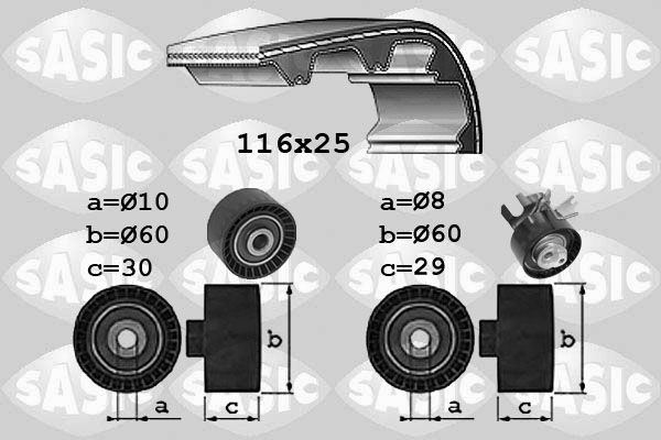 SASIC Hammasrihma komplekt 1750034