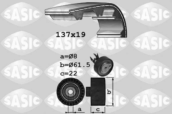 SASIC Комплект ремня ГРМ 1756045