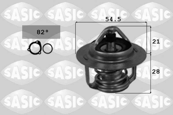 SASIC Термостат, охлаждающая жидкость 3304013