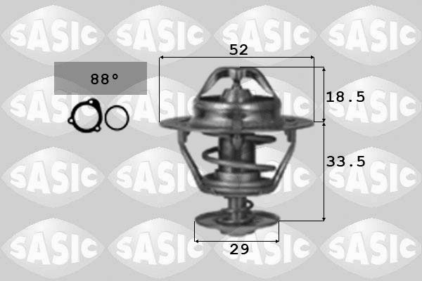 SASIC Termostaat,Jahutusvedelik 3306064