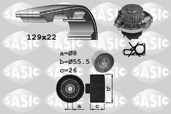 SASIC Veepump + hammasrihmakomplekt 3906042