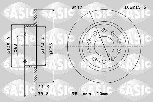 SASIC Piduriketas 6106039