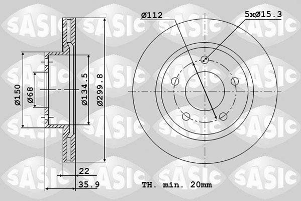 SASIC Piduriketas 6106040