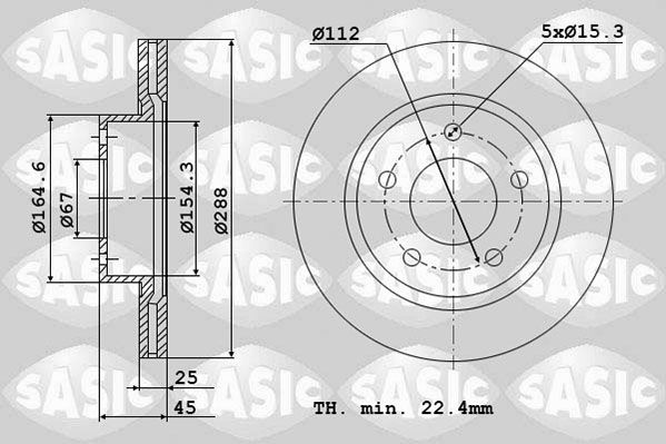 SASIC Piduriketas 6106052