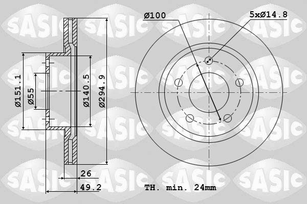 SASIC Piduriketas 6106124