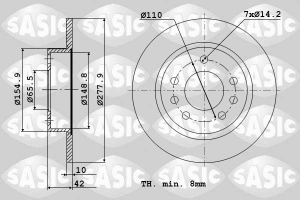 SASIC Piduriketas 6106142