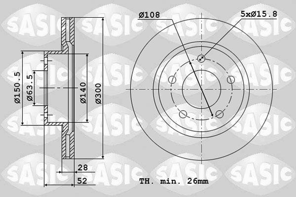 SASIC Piduriketas 6106147