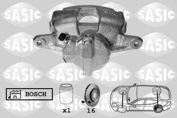 SASIC Тормозной суппорт 6500066