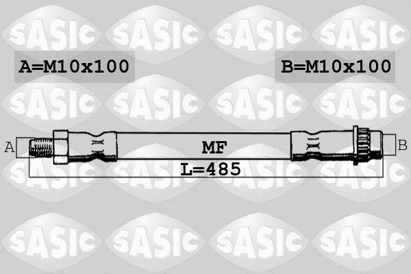 SASIC Тормозной шланг 6600065