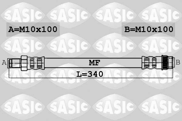 SASIC Pidurivoolik 6604010