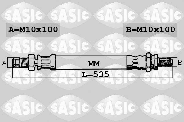 SASIC Тормозной шланг 6606005