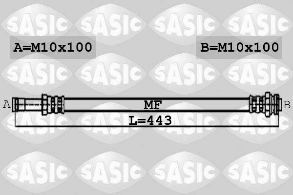 SASIC Тормозной шланг 6606011