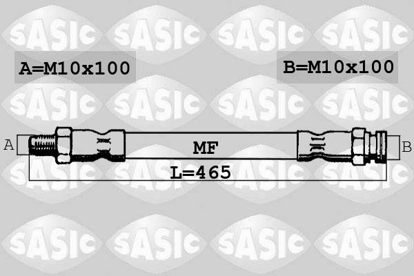 SASIC Тормозной шланг 6606025