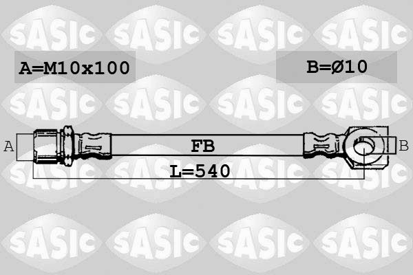 SASIC Тормозной шланг 6606050